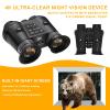 3D VR Head Mounted Night Vision Goggles & Binoculars for Adult, Rechargeable Infrared Digital Night Vision with Head Strap and Mount, 6X Digital Zoom and FOV 40, Includes 2 * 32GB Cards view 2