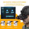 3D VR Head Mounted Night Vision Goggles & Binoculars for Adult, Rechargeable Infrared Digital Night Vision with Head Strap and Mount, 6X Digital Zoom and FOV 40, Includes 2 * 32GB Cards view 3