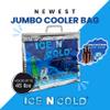 ICE N COLD Insulated Cooler Bag - X-Large 40 lbs Capacity (Pack of 10) | Lightweight, Soft, Collapsible | Ideal for Groceries, Camping, Hiking, Beach, Travel view 2