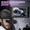 SKIOVEMI Head-Mounted Night Vision Goggles for Adults, 3D VR Night Vision Binoculars, Include 2 * 32GB Card to Save 3D Photos/Videos, 6X Digital Zoom view 2
