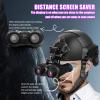 SKIOVEMI Head-Mounted Night Vision Goggles for Adults, 3D VR Night Vision Binoculars, Include 2 * 32GB Card to Save 3D Photos/Videos, 6X Digital Zoom view 3