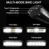 2800 Lumen Bike Lights, USB-C Rechargeable Bicycle Light, Super Bright Bike Lights for Night Riding, IP65 Waterproof Bicycle Headlight, for Commuters Adults and Children view 2
