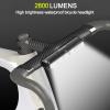 2800 Lumen Bike Lights, USB-C Rechargeable Bicycle Light, Super Bright Bike Lights for Night Riding, IP65 Waterproof Bicycle Headlight, for Commuters Adults and Children view 3