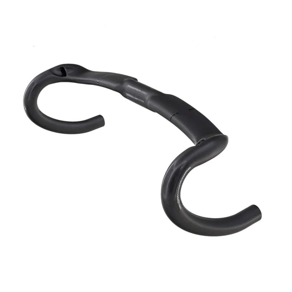 OUZINE Ultralight Carbon Fiber Road Gravel Bikes Drop Bar T1000 Carbon Road Bike Handlebar 31.8 X 380/400/420/440mm UD Matte Internal Routing Road Bicycle Accessories Racing Drop Bar(440mm)