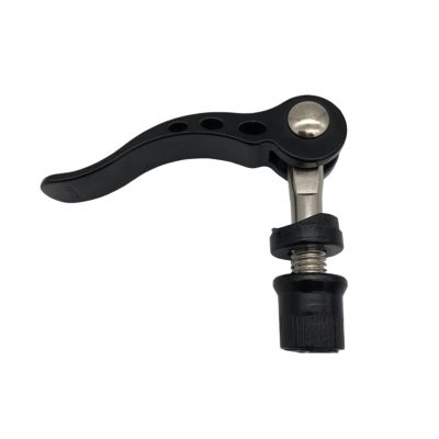1pcs M8 50/55/60/65/75mm Quick Release Screw Bike Seat Post Clamp Aluminum Skewer Bolt Cycling Spare Parts Tool(M8x55 Black color)