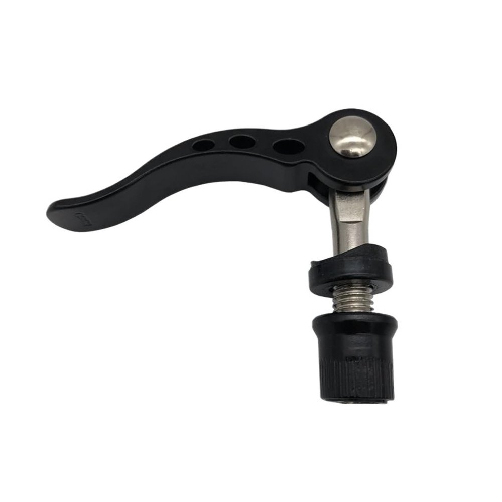 1pcs M8 50/55/60/65/75mm Quick Release Screw Bike Seat Post Clamp Aluminum Skewer Bolt Cycling Spare Parts Tool(M8x55 Black color)