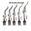 1pcs M8 50/55/60/65/75mm Quick Release Screw Bike Seat Post Clamp Aluminum Skewer Bolt Cycling Spare Parts Tool(M8x55 Black color) view 2
