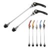 1 Pair Bicycle Wheel Hub Skewers Quick Release Bolt Lever Axle Road Mountain Bike Kit ~Durable Replacement Bicycle Part(Black rod Blue) view 2