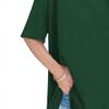 Women's Half Sleeve Oversized T Shirts V Neck Cozy Comfy Tunic Summer Tops Casual Loose Fit Cotton Tops (Dark Green,Small) view 2