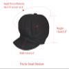 Women Beret Newsboy Hat, Fall Baker Boy Hat Women, 8 Panels Beret, Winter Paper Boy Cabbie Newspaper Boy Hat Black view 3