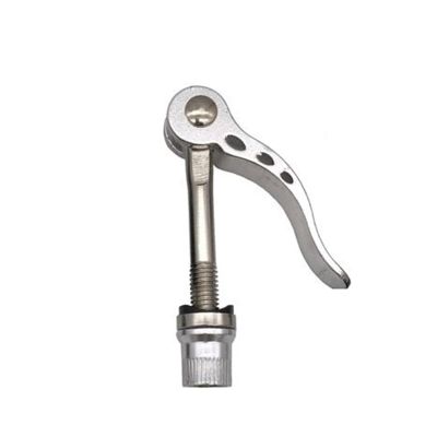 1pcs Cam Lever Bicycle Quick Release Screw Bike Seat Post Clamp Skewer Bolt M8 40/50/55/60/65/75/85/120mm Cycling Parts(M8x50mm Silver color)