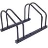 Nanberone 2 Bikes Floor Bike Stand - Bicycle Parking Rack Bicycle Storage Organizer Bike Storage Stand for Mountain Bike, Road Bike Indoor/Outdoor Fit 22-28" Wheel Stand, Max. Tire Width 2.15" Black view 1