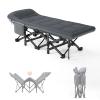 Foldable Camping Cot with Soft Breathable Mattress, Portable Folding Outdoor Bed with Carry Bag for Adults No Assembly, for Home, Office & Outdoor Use view 1