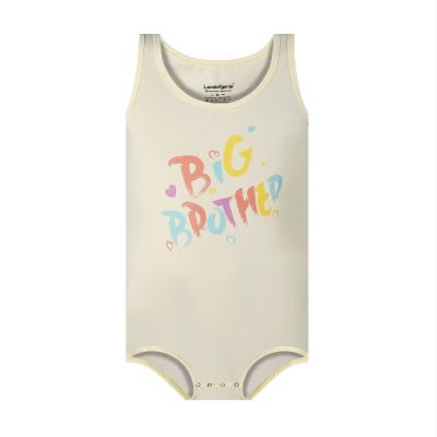 Landofgenie Mens Printed Onesie Tank Top for Men One Piece Bodysuit Sleeveless Undershirts Jumpsuit Yellow L
