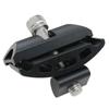 yukata Bike Seat Post Clamp Bicycle Seat Tube Clamp Rotate Saddle Clamp Bike Seatpost Clamp Head Bicycle Seatpost Clamp Seat Tube Post Single Rod Head Part 1PCS, Black, TA-008 view 1