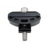 yukata Bike Seat Post Clamp Bicycle Seat Tube Clamp Rotate Saddle Clamp Bike Seatpost Clamp Head Bicycle Seatpost Clamp Seat Tube Post Single Rod Head Part 1PCS, Black, TA-008 view 2