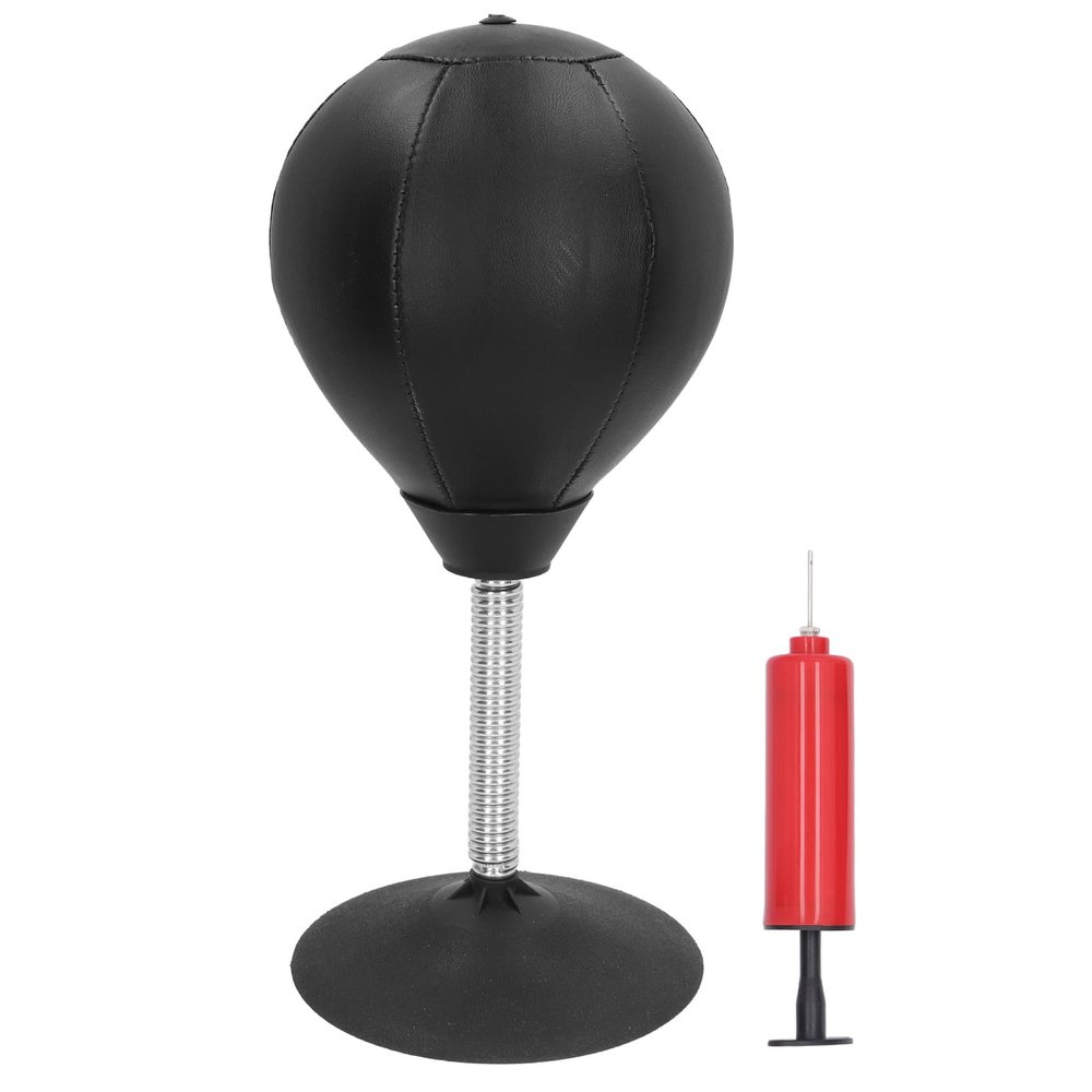 Desktop Punching Bag, Standing Desk Table Boxing Punching Ball Toy with Suction Cup