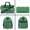 Custom Duffel Bag for Adults Men Women Large Luggage Bag Football Bags for Equipment Weekender Carry on Duffle Bags Green Gym Bag view 4