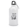 Quotes Sport Water Bottles 14 oz Don't Like Injustice Just Like The Truth. Stainless Steel Water Bottles Portable Leakproof Travel Tumbler Bottle for Men Boy Cycling Running Fitness Sports view 1