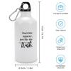 Quotes Sport Water Bottles 14 oz Don't Like Injustice Just Like The Truth. Stainless Steel Water Bottles Portable Leakproof Travel Tumbler Bottle for Men Boy Cycling Running Fitness Sports view 4