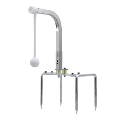 YXCUSAM Golf Swing Trainer, Plug-in Ground Golf Trainer, 360-degree Rotation, Suitable for Garden, Lawn