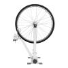 CRYBY Wheel Truing Stand, Bike Wheel Rim Truing Stand Foldable Tire Wheel Maintenance Holder with Gauge & 2 Base Installation Strips, Bicycle Wheel Alignment Repair Calibration Tool Accessory view 1