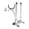 CRYBY Wheel Truing Stand, Bike Wheel Rim Truing Stand Foldable Tire Wheel Maintenance Holder with Gauge & 2 Base Installation Strips, Bicycle Wheel Alignment Repair Calibration Tool Accessory view 4