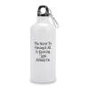 JuneLucky The Secret To Having It All Is Knowing You Already Do Aluminum Water Bottle 20 oz Portable Cycling Water Bottle with Hanging Buckle Travel Tumbler for Gym Camping Hiking Outdoor view 1