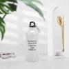 JuneLucky The Secret To Having It All Is Knowing You Already Do Aluminum Water Bottle 20 oz Portable Cycling Water Bottle with Hanging Buckle Travel Tumbler for Gym Camping Hiking Outdoor view 2