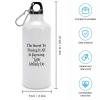 JuneLucky The Secret To Having It All Is Knowing You Already Do Aluminum Water Bottle 20 oz Portable Cycling Water Bottle with Hanging Buckle Travel Tumbler for Gym Camping Hiking Outdoor view 4