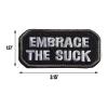 NOIAFZY 8Pcs Embrace The Suck Embroidered Badge Emblem Patch Badge Hook and Loop Patches view 2