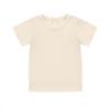 Personalized Custom T-Shirts for Kids Customized Images or Text Girls and Boys Short Sleeve Plain Shirt Beige view 3