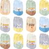 Aroveea Baby Toddler Socks Grip Non Slip Boys Girls Cotton 12 Pack for 3-5T Kids Ankle Cute Socks 6M-7Years
