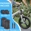 SIMEIQI Pair of Bike Tires and Tubes for Kids 14"x2.125" Compatible with 14"x1.95"/2.125" Replacement Bike Tires for Pavement Trail Hybrid Bicycles view 3