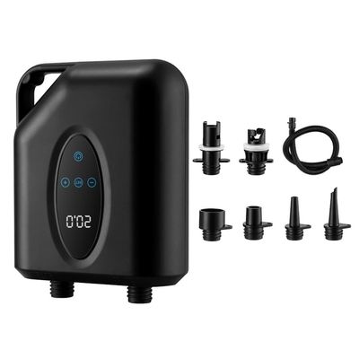 Pteanecay Portable Electric Air Pump 20PSI High Pressure Paddle Board Compressor Inflation & Deflation Pump for Sup Surfing Boat, Black