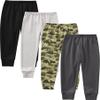 JARMAKO Toddler Boys Cotton Pants, 4-Pack Sweatpants, Forest Adventure, 5T view 1
