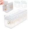 GIENERUI Acrylic Jewelry Organizer With 20 Portable Anti Tarnish Jewelry Bags, Jewelry Organizers And Storage, Clear Jewelry Organizer Holder, for Gift for Women Girls (2 Set) view 1