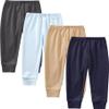 JARMAKO Toddler Boys Cotton Pants, 4-Pack Sweatpants, Mix Match, 3T view 1