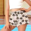 Pointodoor Dog Paw Print Girls Athletic Shorts Summer Shorts 6Y Girl Dance Yoga Shorts Lightweight Running Shorts with Pockets view 3
