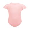 High Neck Pink Dance Leotards for Girls, Lace Ruffle Sleeve Ballet Attire for Recitals, Performance, Skating, Gymnastics view 1
