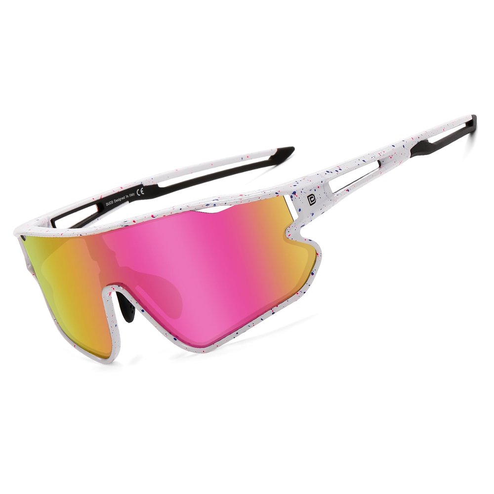 DUCO Sports Polarized Sunglasses for Men Women Running Sunglasses Fishing Cycling Baseball Glasses UV400 Protection DC0023