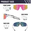 DUCO Sports Polarized Sunglasses for Men Women Running Sunglasses Fishing Cycling Baseball Glasses UV400 Protection DC0023 view 2