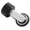 Folding Seatpost Caster Wheel, Compact Foldable Design Seatpost Auxiliary Roller for Easy Transport Travel Parking (Silver) view 2
