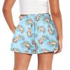 Pointodoor Otter Girl Shorts Cute Athletic Shorts 13Y Girls Soccer Active Shorts High Waist Gym Workout Summer Shorts with Pockets view 2