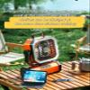 IXI MEGA Camping fan LED lighting charging bank 50000mAh, dual charging interface, outdoor tent chandelier fan, desktop fan, 4 speed, for camping, power outage home emergency lighting charging view 3