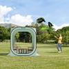 Werph Pop Up TentPortable Canopy Tent with Mesh Mosquito Net, Screen House Room Canopy Shade Screen 6 x 6 FT with Carry Bag for Patio, Backyard, Sports & Outdoors Activities, Green view 2