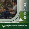 Werph Pop Up TentPortable Canopy Tent with Mesh Mosquito Net, Screen House Room Canopy Shade Screen 6 x 6 FT with Carry Bag for Patio, Backyard, Sports & Outdoors Activities, Green view 3
