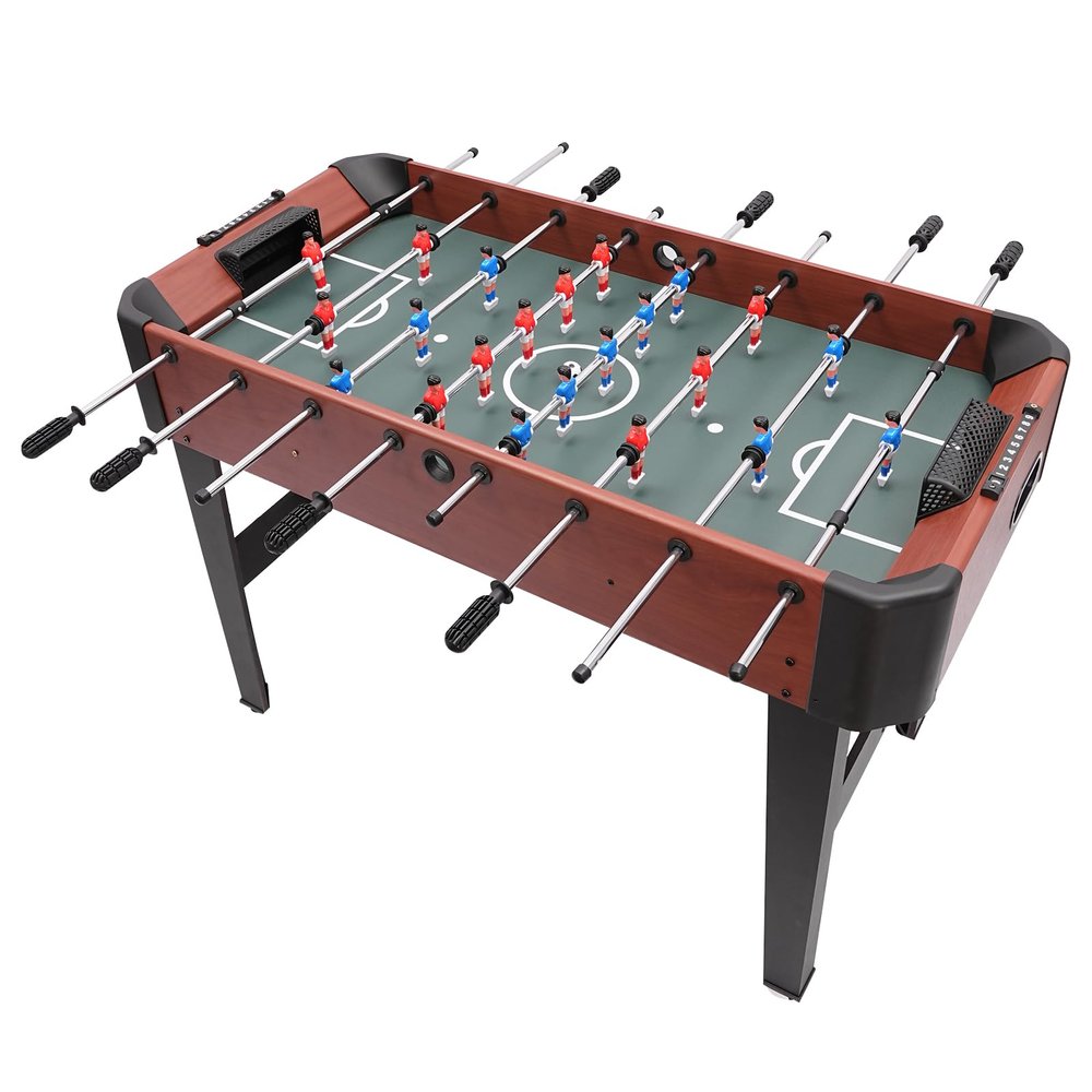Lemoeyes 47" Foosball Table, 8 Rods Competition Sized Foosball Game Table Soccer for Home Arcade Game Room