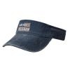 Air Force Veteran with USA Flag Sun Visor Hats for Women Men Adjustable Cotton Sun Hat Golf Cap Navy Blue view 2