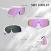 SCVCN Cycling Glasses Sports Sunglasses Clear Men Women Bicycle MTB UV400 Protection Running Mountain Bike Baseball Biking Goggles Riding BMX Fishing Riding Golf Driving Softball 506 view 4